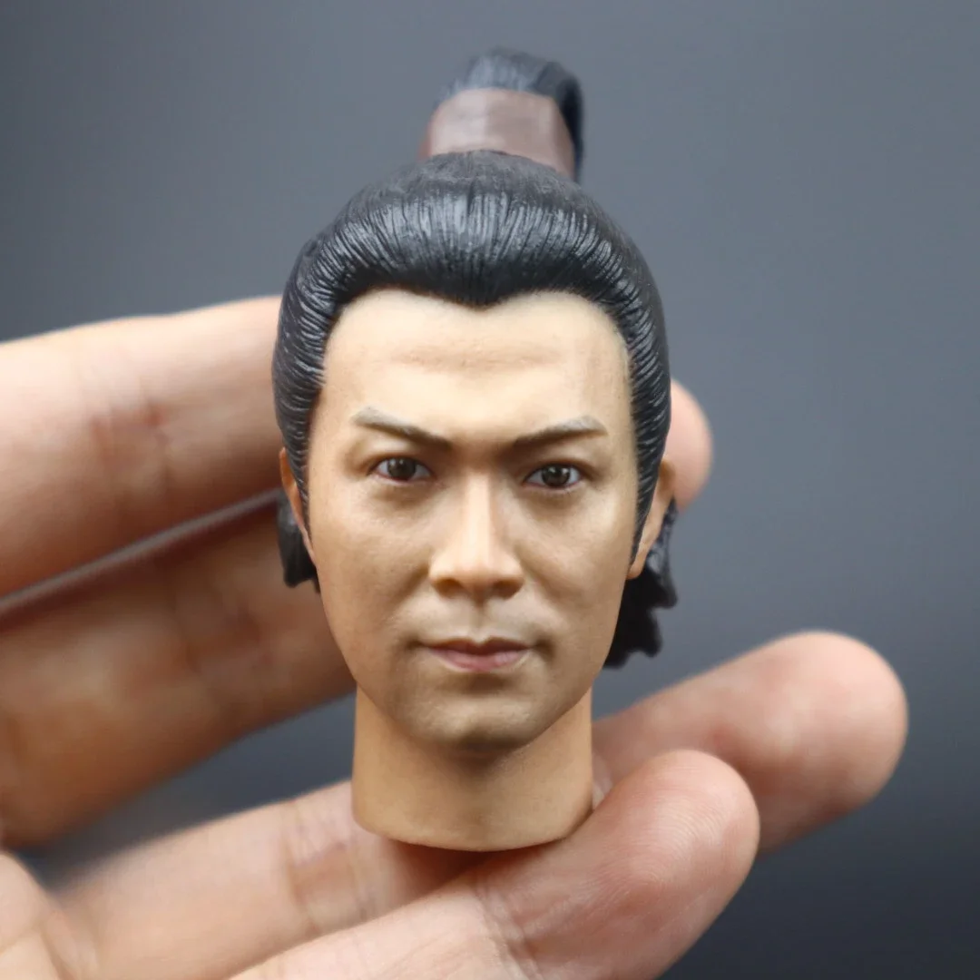 1/6 Scale Chinese Ancient Hero Guo Jing Head Carving Song Dynasty Male Solider Played for 12in Action Figure DIY Toy