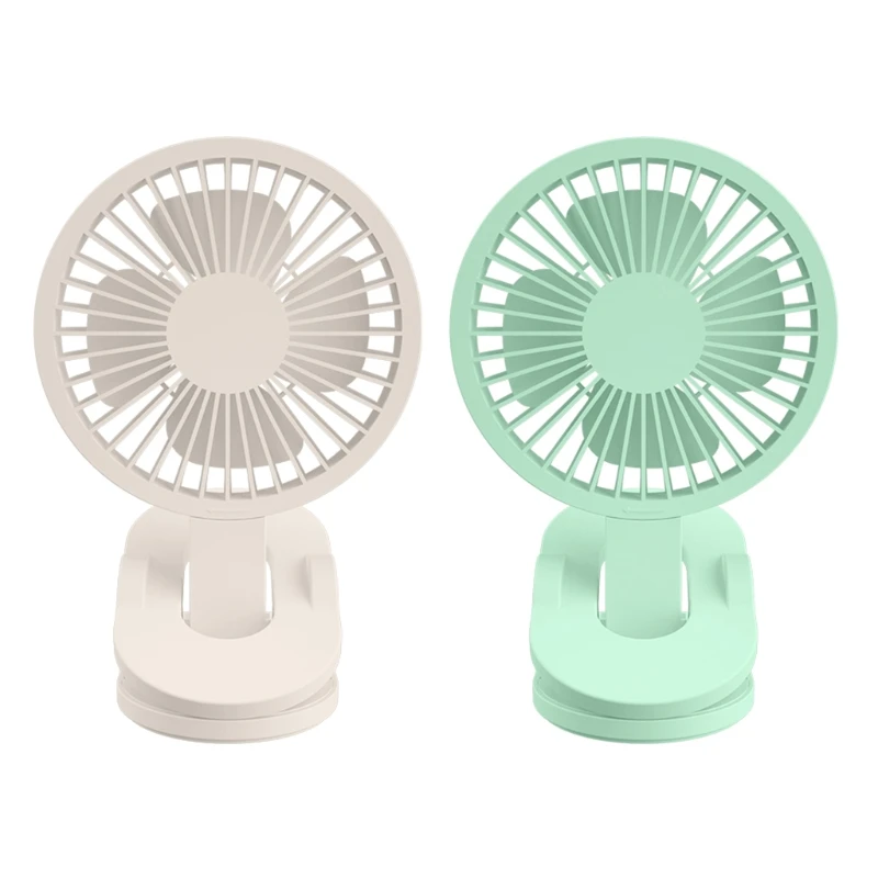 

5 Inch Clip on Fan Mini Portable Cooling Fan for w/ Sturdy Clamp 360° Rotate USB