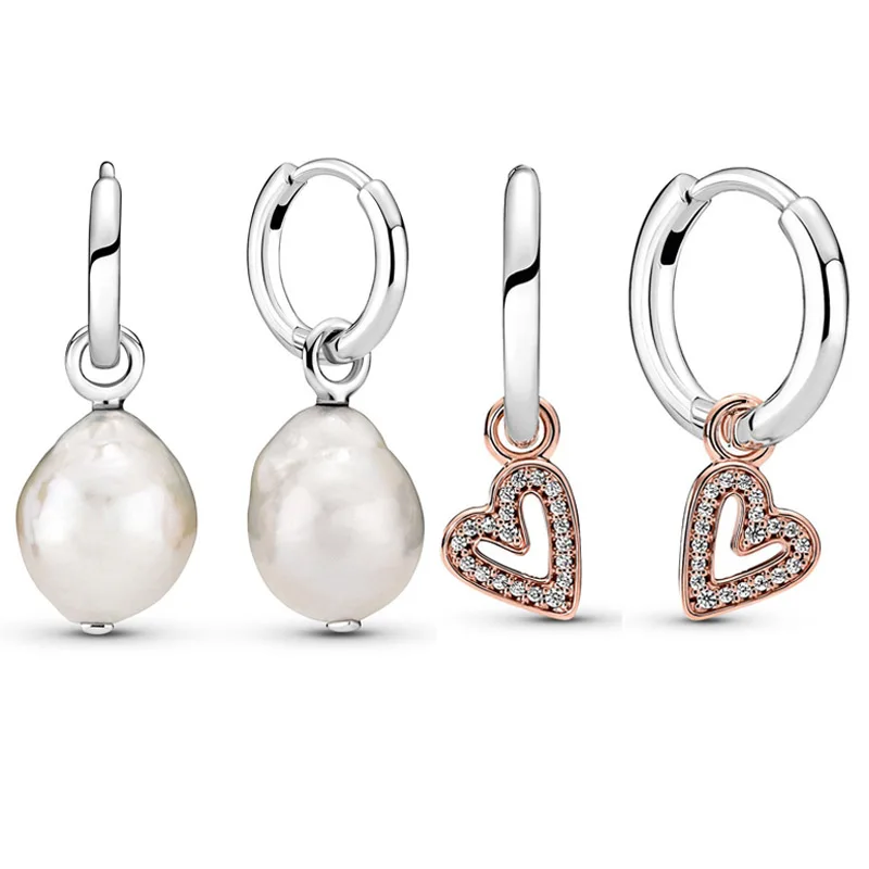 

Женские серьги из серебра 925 пробы, с искусственным жемчугом