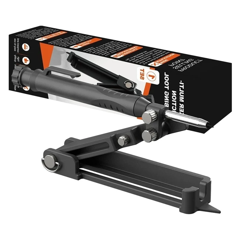 

Professional Dual-purpose Woodworking Linear Arc Scriber Ruler 3.5x3x15.2cm