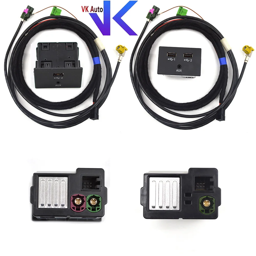 Для Audi Q2 A3 S3 RS3 модифицированный интерфейс Carplay маленький большой разъем USB-кабель