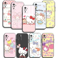 new hello kitty phone cases for xiaomi redmi 7 7a 9 9a 9t 8a 8 2021 7 8 pro note 8 9 note 9t carcasa coque funda