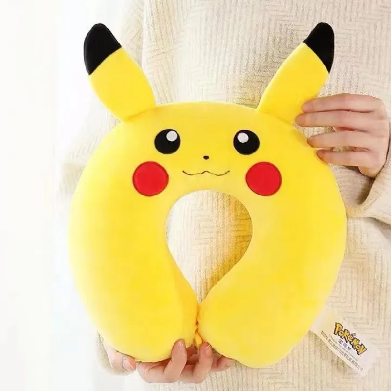

Pokemon Pikachu U-Shaped Pillow Car Travel Neck Pillow Cervical Vertebra Office Adult Women Afternoon Nap Student Girl Boy Gift