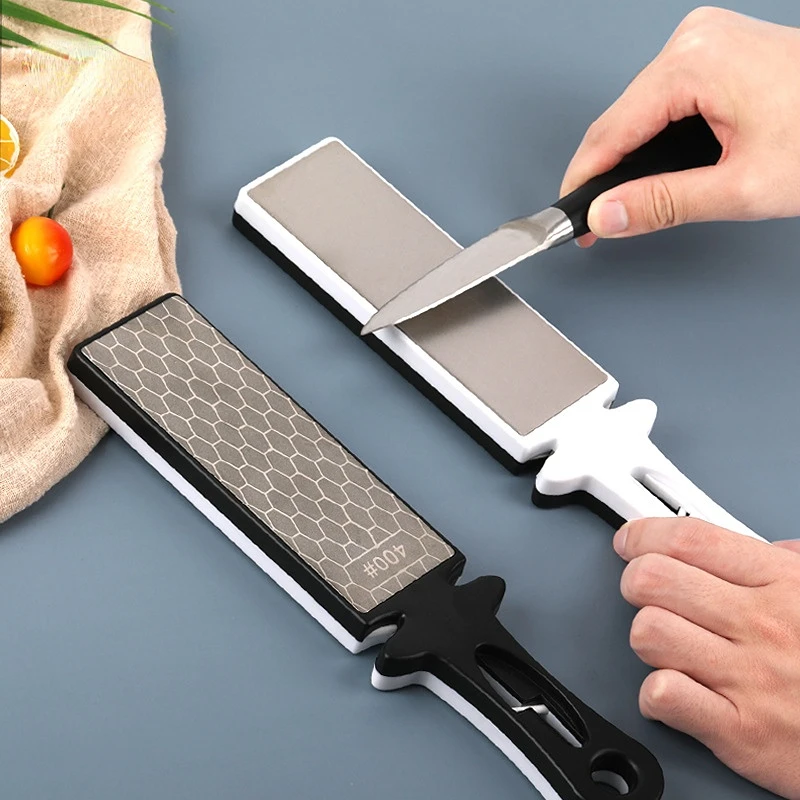 

5In1 Knife Sharpener Diamond Bars 400/1000 Grit Multi-Tool Kitchen Knives Tungsten Steel Ceramic Grinding Double-Sided Whetstone