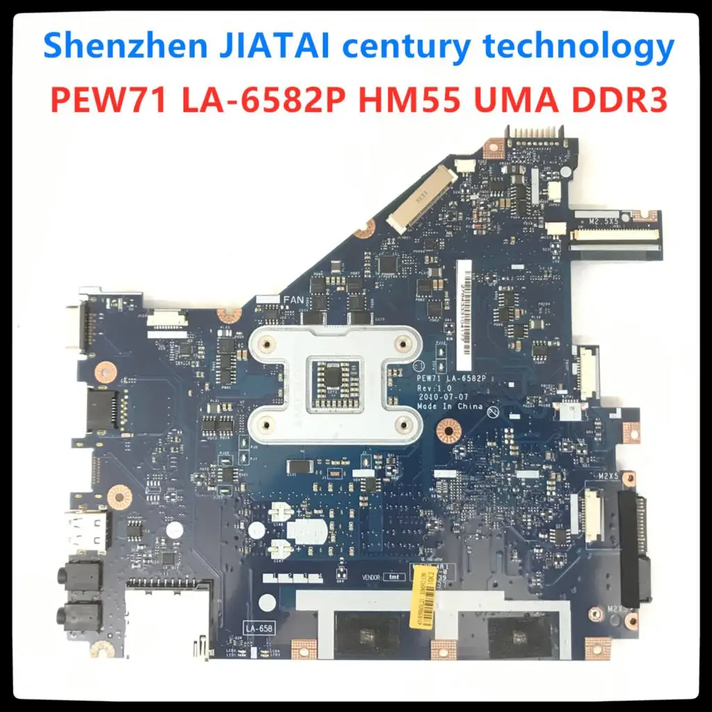LA-6582P для ноутбука Acer aspire 5742G 5733 5742Z 5733Z 5742 материнская плата MBRJY02002 определенное