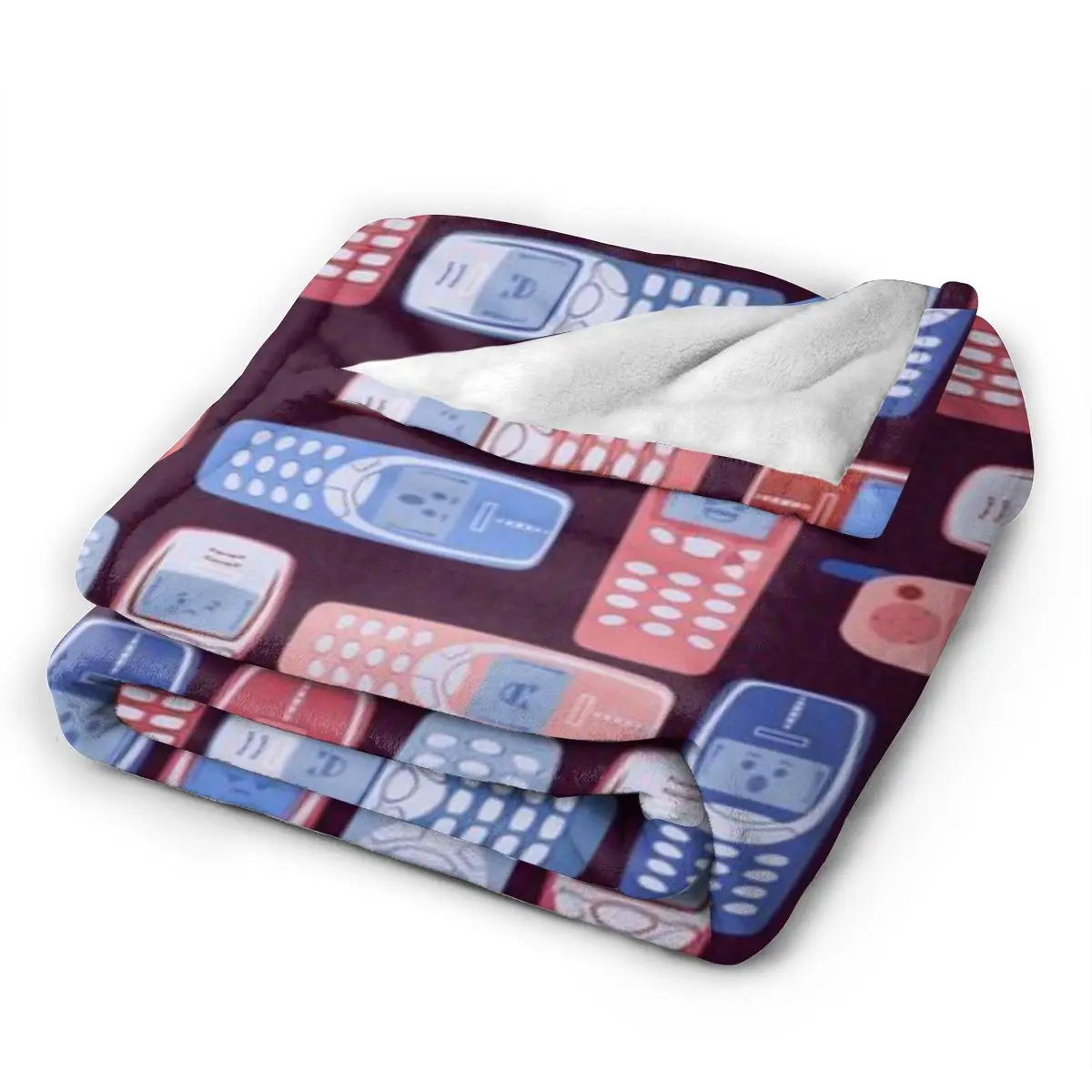 Винтажные реакции для мобильных телефонов. Ультрамягкое одеяло из микрофлиса.