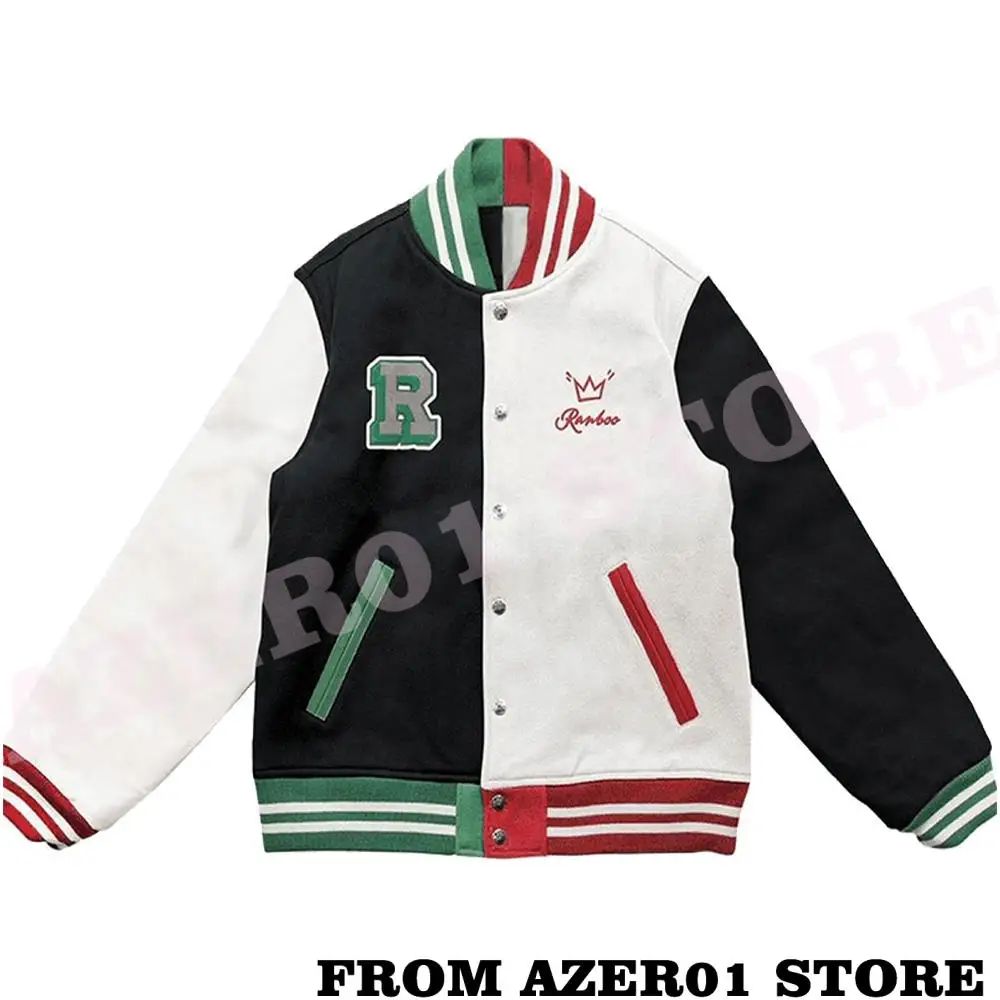 Ranboo Fashion NEW Varsity Jacket Dream Team SMP 3D Print jacket winter Hoodies Men/Women Baseball Uniform Streetwear sweatshirt