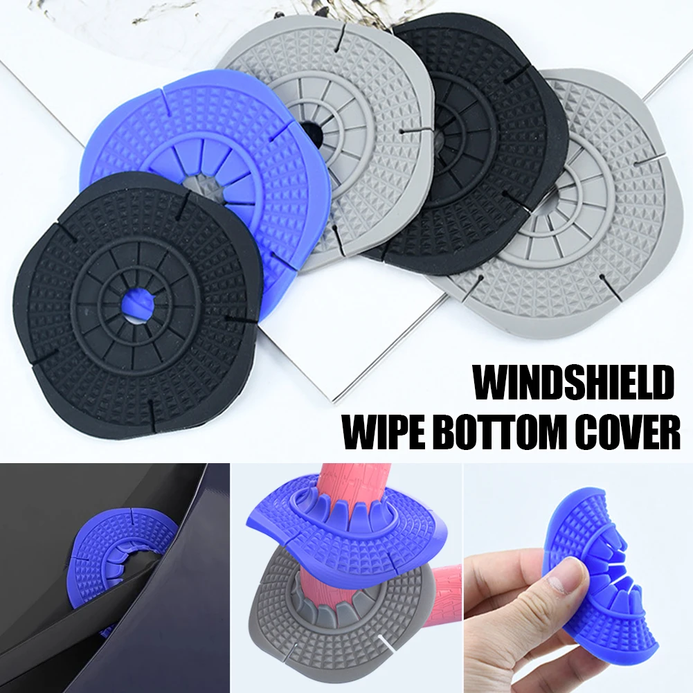

Car Universal Windshield Wiper Arm Bottom Hole Protective Cover Silicone For Prevent Debris Falling Into Vehicle Accessories