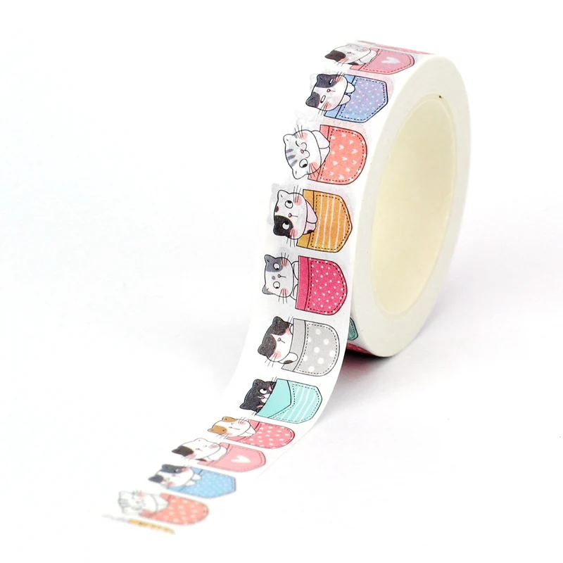 

Декоративный скотч GREATHOPE WASHI TAPE 10 м