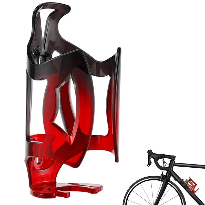

Сверхлегкая велосипедная клетка для бутылок с водой, универсальная стойка для бутылок с градиентными цветами для горных дорог, держатель, кронштейн для бутылок, велосипедные аксессуары