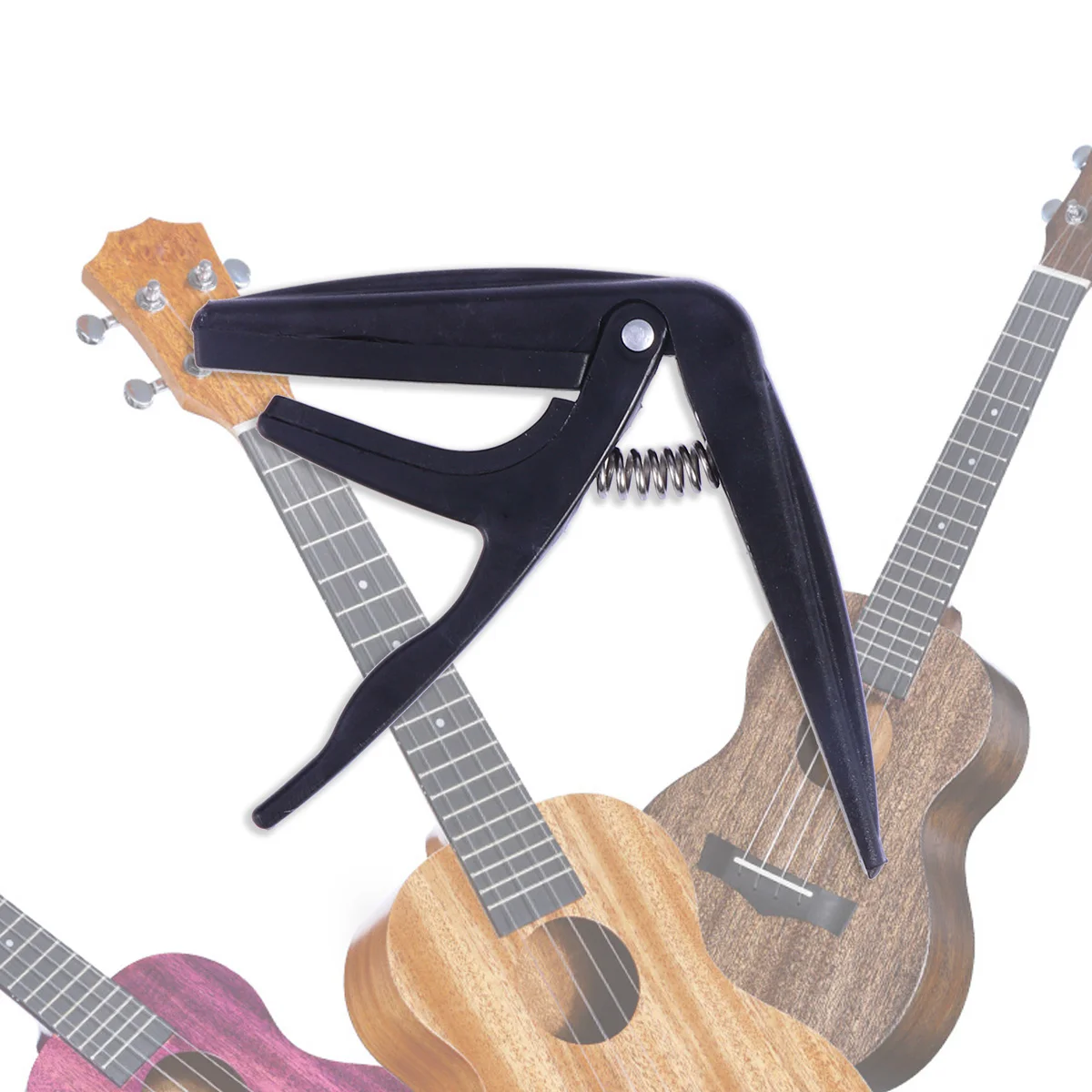 

Capo Guitar Tuner Acoustic Ukulele Ukelele Electrictrigger Accessories Bass Clip Ukeleaccessory Kapo Clamp Kit Alloy Change