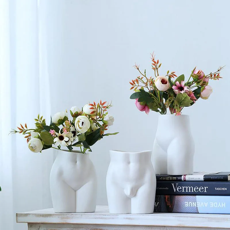 Ваза для цветов из натурального боди-арта ваза с запонками современное домашнее