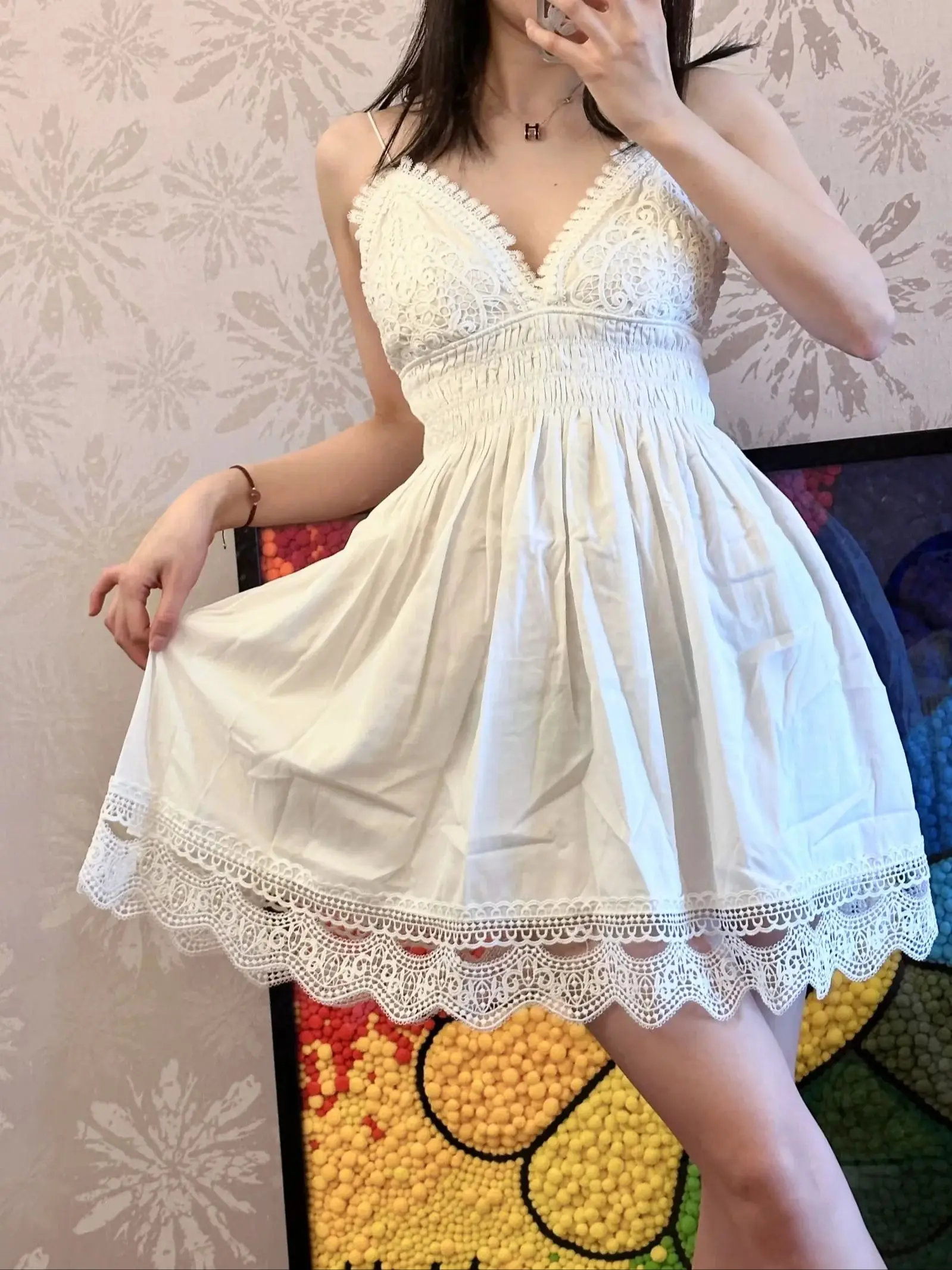 

YLJHQX 2023 новая летняя женская на тонких бретельках однотонная на шнуровке украшение с открытой спиной винтажные сексуальные платья