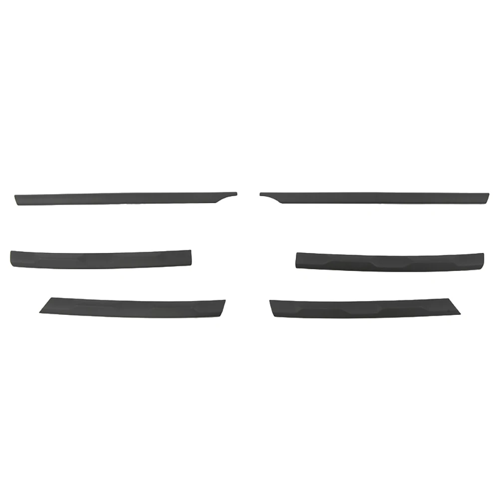 

LHD for L 2017-2021 Black Front Bumper Mesh Center Grille Grill Moulding Strips Cover