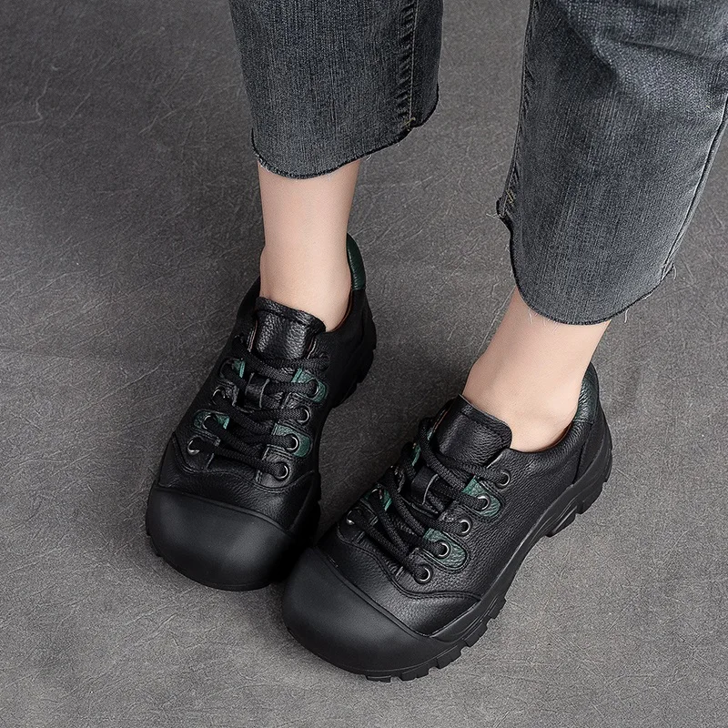 DRKANOL модные женские туфли на плоской платформе разноцветные легкие удобные