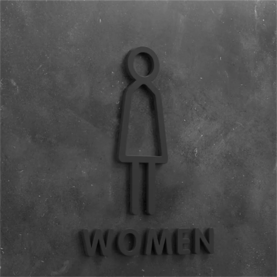 

3D знак для туалета CIFBUY из акрила