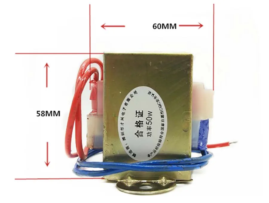 50W DB-50VA Power Transformer 50Hz~60Hz Input Voltage AC 220V/380V Output Single/Dual 6V 9V 12V 15V 18V 24V 30V 36V 220V - купить по