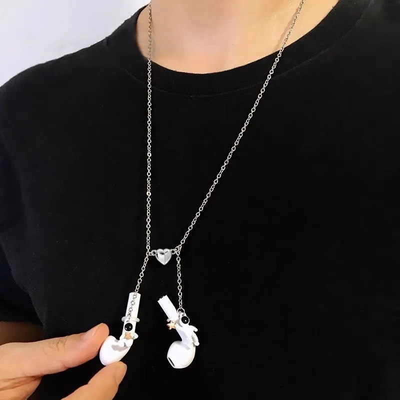 

Лидер продаж, подвесные наушники-вкладыши Air Pods 3, 2, 1, цепочки с защитой от потери, креативные астронавты, шнурок, подвесные наушники, гарниту...