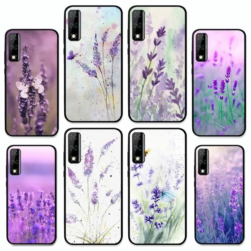 

Lavender Phone Case for Huawei Y 6 9 7 5 8s prime 2019 2018 enjoy 7 plus