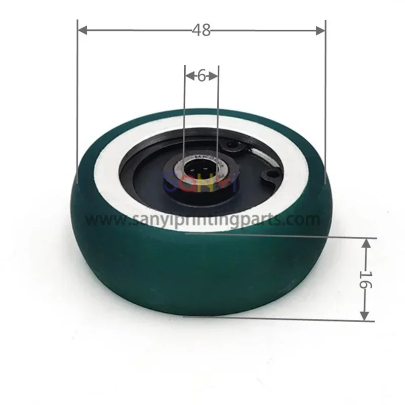 KBA 105 162 142 колесо для прессования бумаги в сборе устройство подачи аксессуары