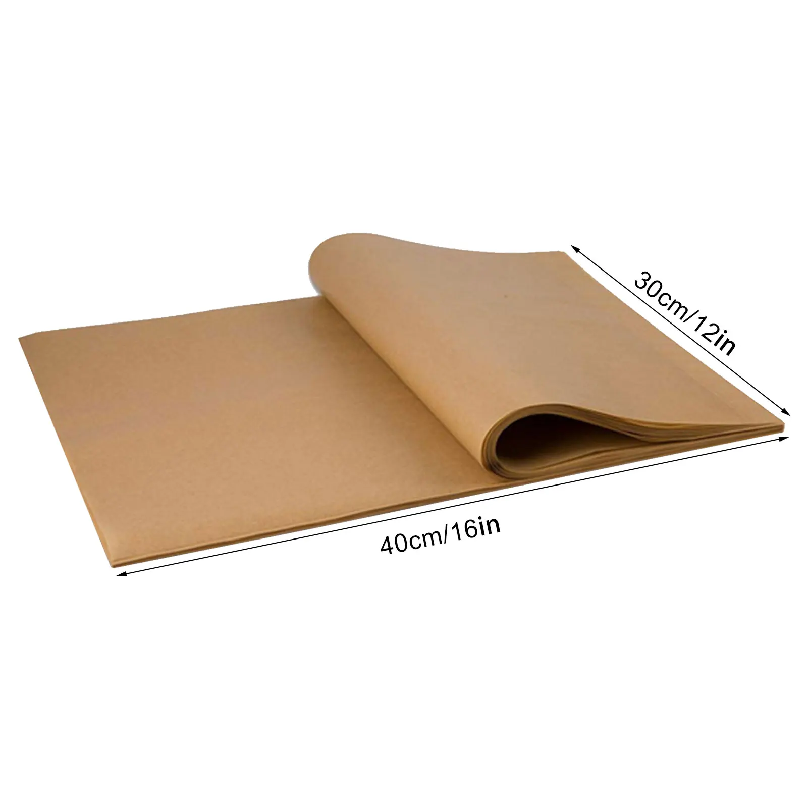 100 шт. листы пергамента неотбеленная пергаментная бумага для выпечки четверти