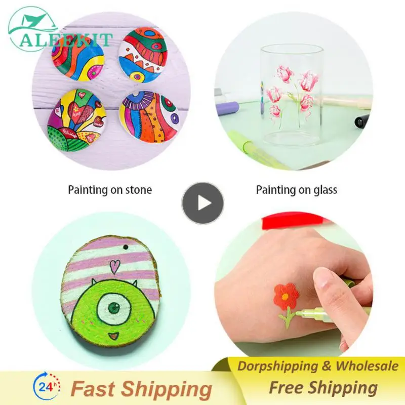 

Фломастеры на водной основе, 28 цветов