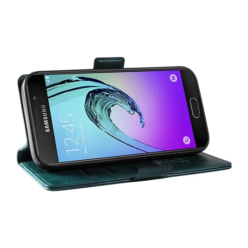 Чехол-бумажник для Samsung Galaxy A3 2016 A5 2017 6 A9 A8 A7 2018 A750