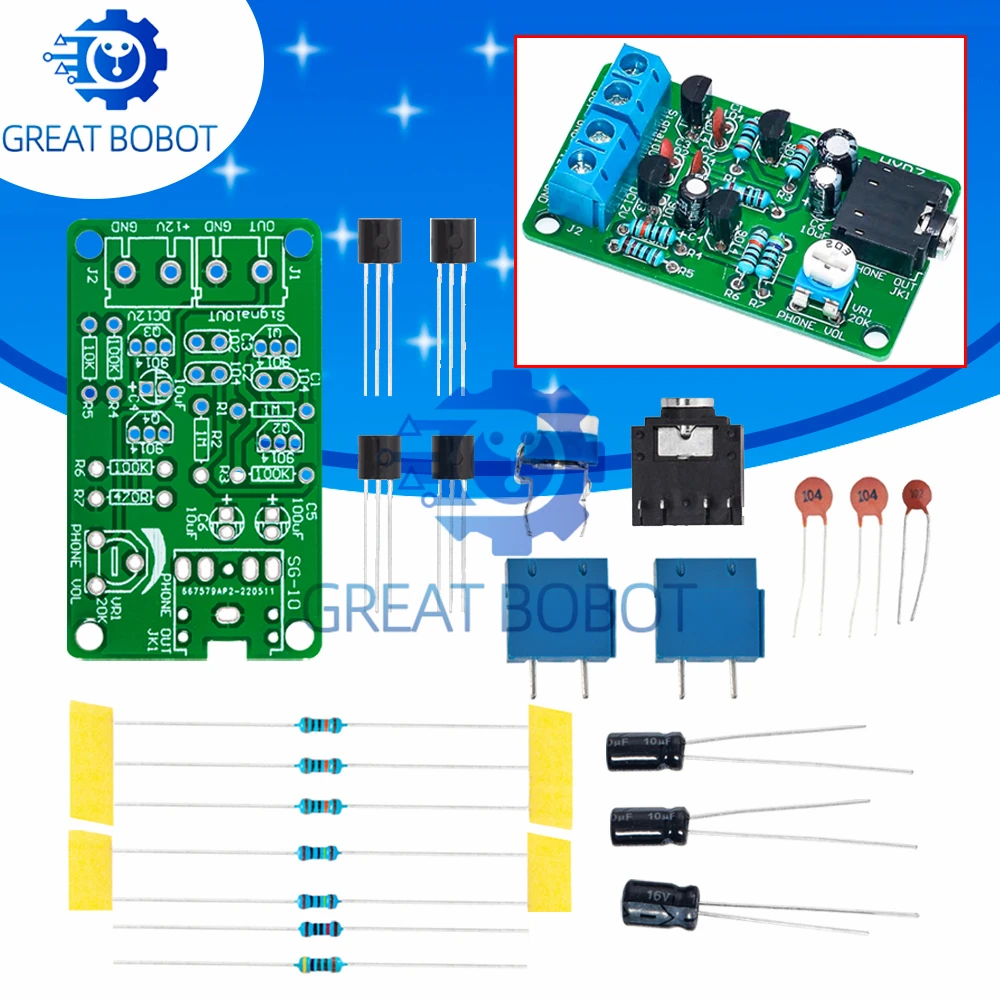Белый генератор шума Baishundianzi White Noise Signal Generator DIY Kit ...