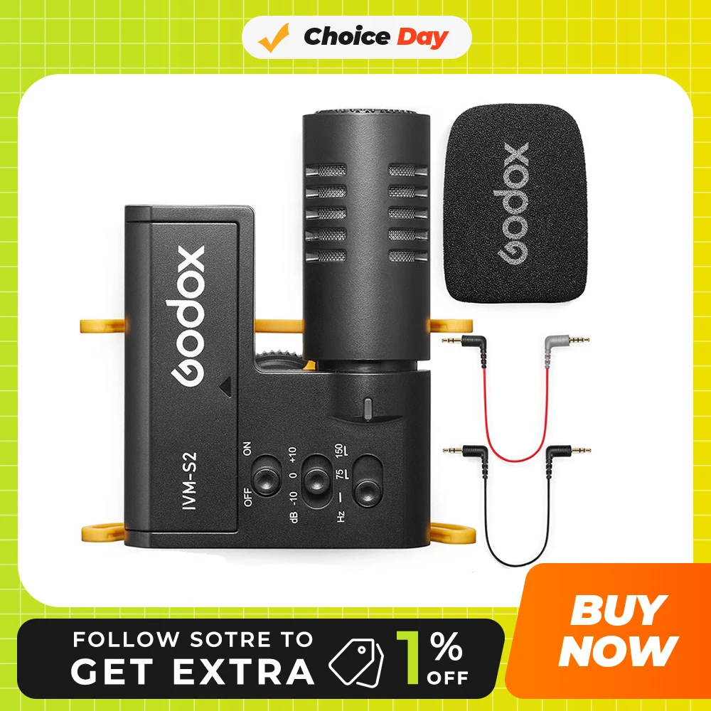 Микрофон GODOX IVM-S2 gun