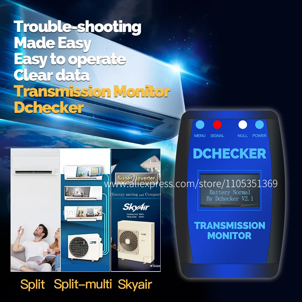 Фото Монитор трансмиссионной связи Dchecker для Daikin Split/Multi-Split SkyAir: устранение неисправностей стало проще. Новинка. №1