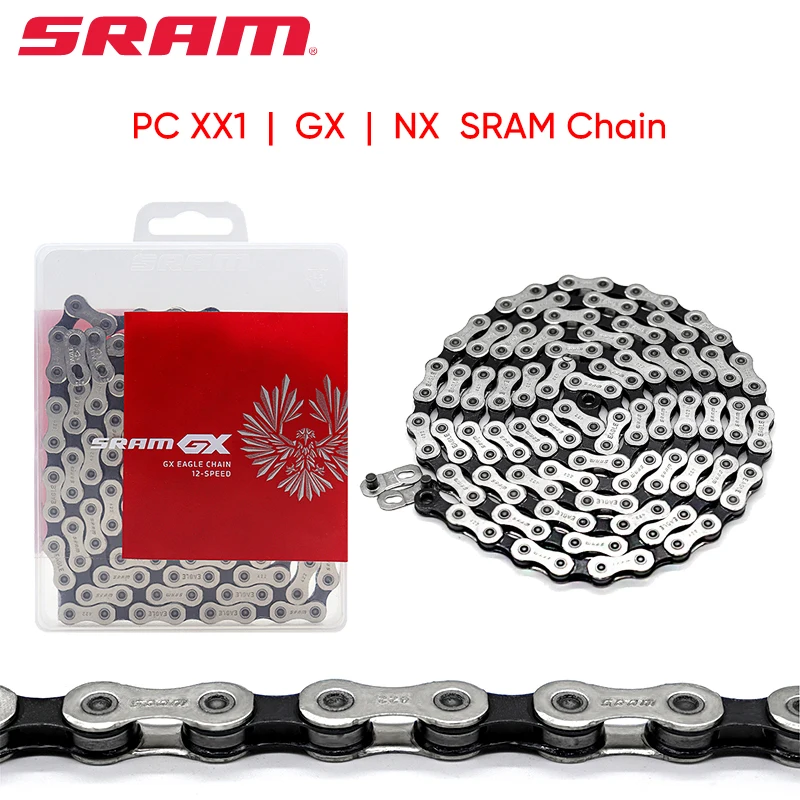 

Sram Chain PC XX1 GX NX Original Sram Bike Chain MTB Corrente 11V 12V Ultralight 12 Speed Bicycle Chain Mountain Bike Chain Part