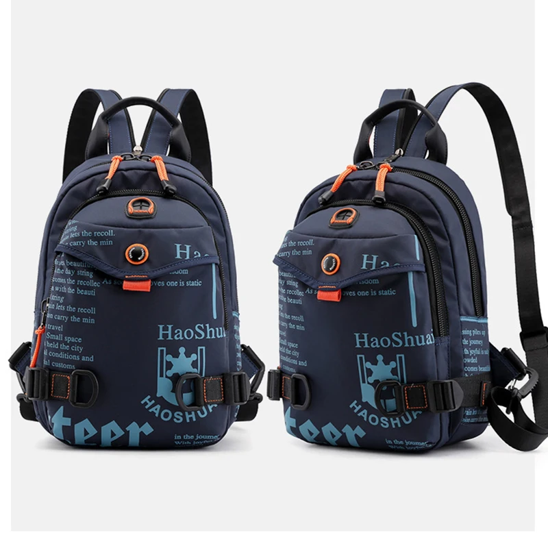 Small Men'S Chest Cross Bags Backpack Fitness Gym Bolsas Pouch Traveling Shoulder Weekend Sports For Men Side Crossbody Bag Male