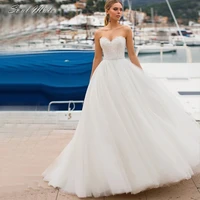elegant a line wedding dresses for women sweetheart lace appliques bridal dress white princess bridal gown vestidos de novia