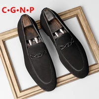 c%c2%b7g%c2%b7n%c2%b7p retro fashion suede loafers men breathable leather casual shoes slip on summer mens flats moccasins dress shoes