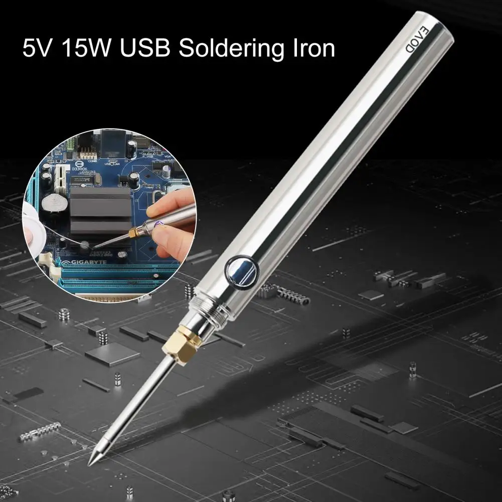 

1 Set Cordless Soldering Iron Long Endurance Soldering Iron Pen Fast Charging Anti-aging Electric Soldering Iron Reparing