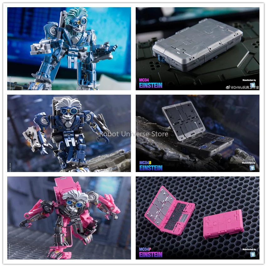 В наличии трансформер модель Dr.Wu MC04 цвет черный/розовый экшн-фигурка Эйнштейна