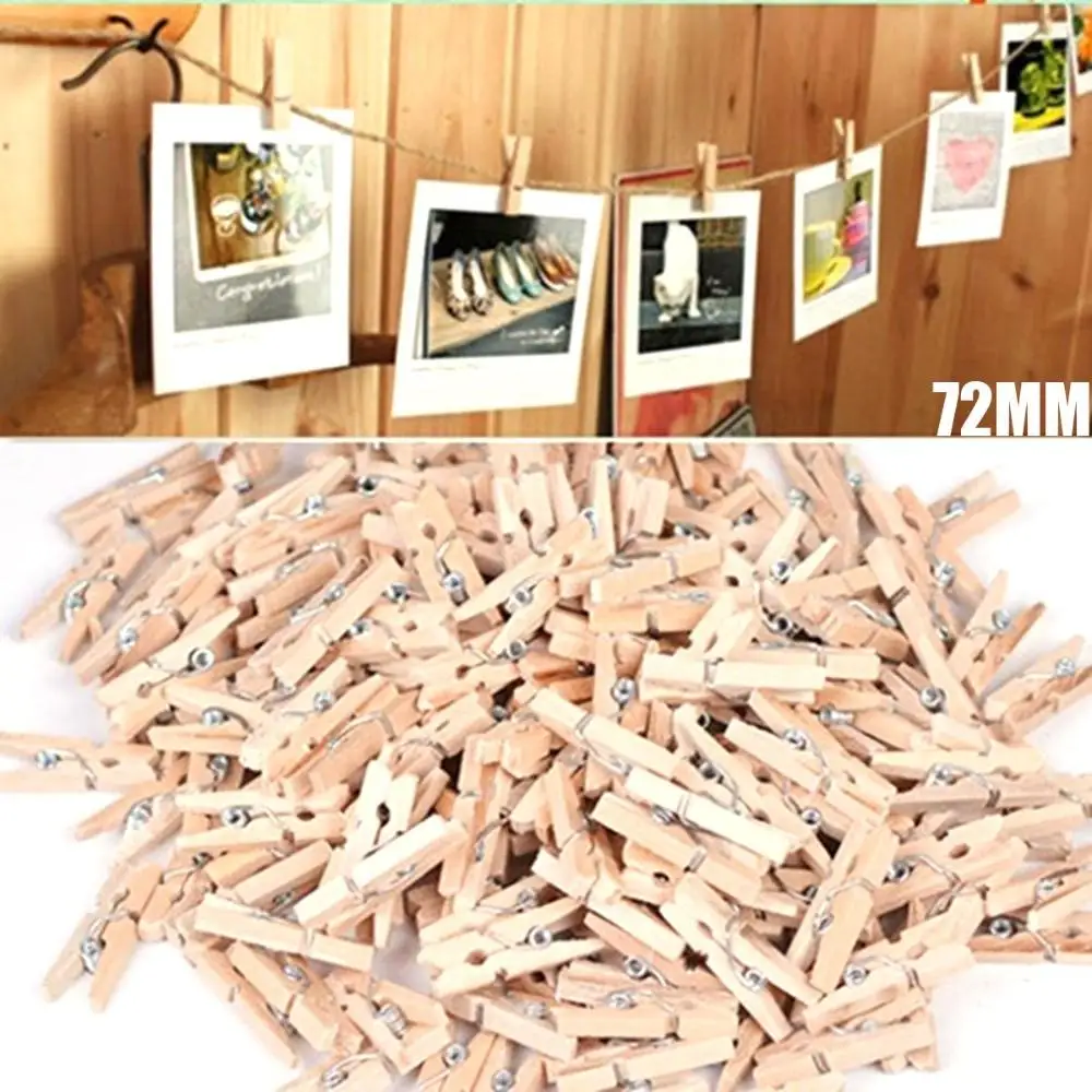 

Wooden Clothes Pegs Clips Pine Washing Line Airer Dry Line Wood Peg Gardens Photo Clips Paper Peg Pin