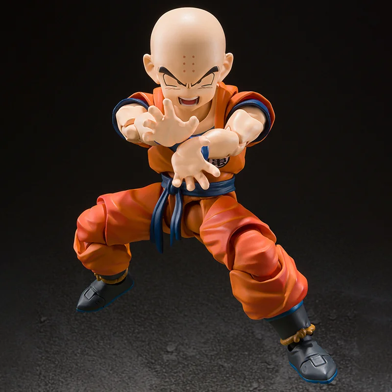 Фигурки BANDAI S.H. Фигурarts Dragon Ball Z Kuririn сильнейший Earthman готовый продукт подвижная