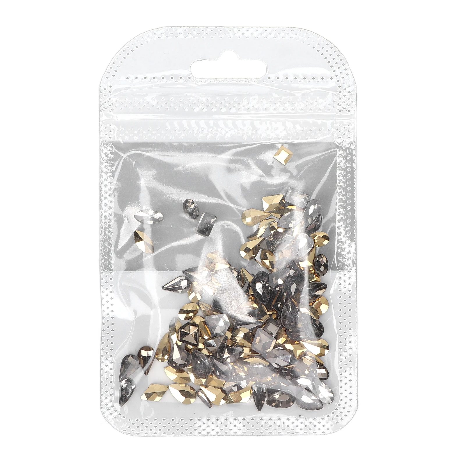 

Nail Rhinestones Home Salon DIY Glitter Shiny Fashionable Unique Shaped Nail Art Rhinestone Decoration