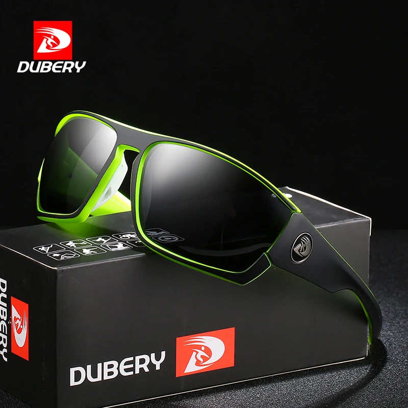 

DUBERY Vintage Sunglasses Polarized Men's Sun Glasses For Men Driving Black Square Oculos Male 8 Colors Model 370 D370