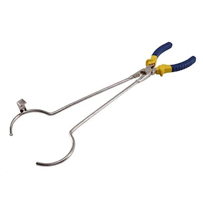 

40cm Stainless Steel Crucible Tong Clamp Used in Life Charcoal Clip Anti-Rust Hand Tools Barbecue Tool Anti-Corrosion M4YD