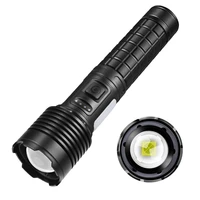 flashlight aluminum alloy portable super bright usb rechargeable waterproof outdoor camping lights telescopic zoom flashlight