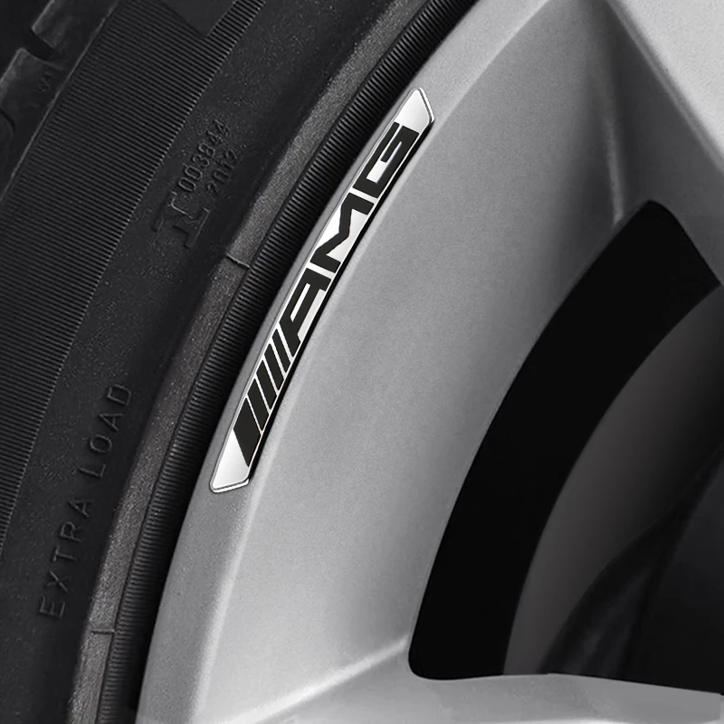 4 шт. декоративные наклейки на обод ступицы колеса Mercedes Benz AMG GLA W212 W204 W211W168 W213 W205 W210