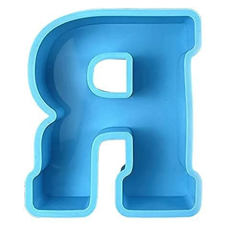 

3D Алфавит, силиконовая форма для эпоксидной смолы, формы «сделай сам» для литья эпоксидной смолы (R)