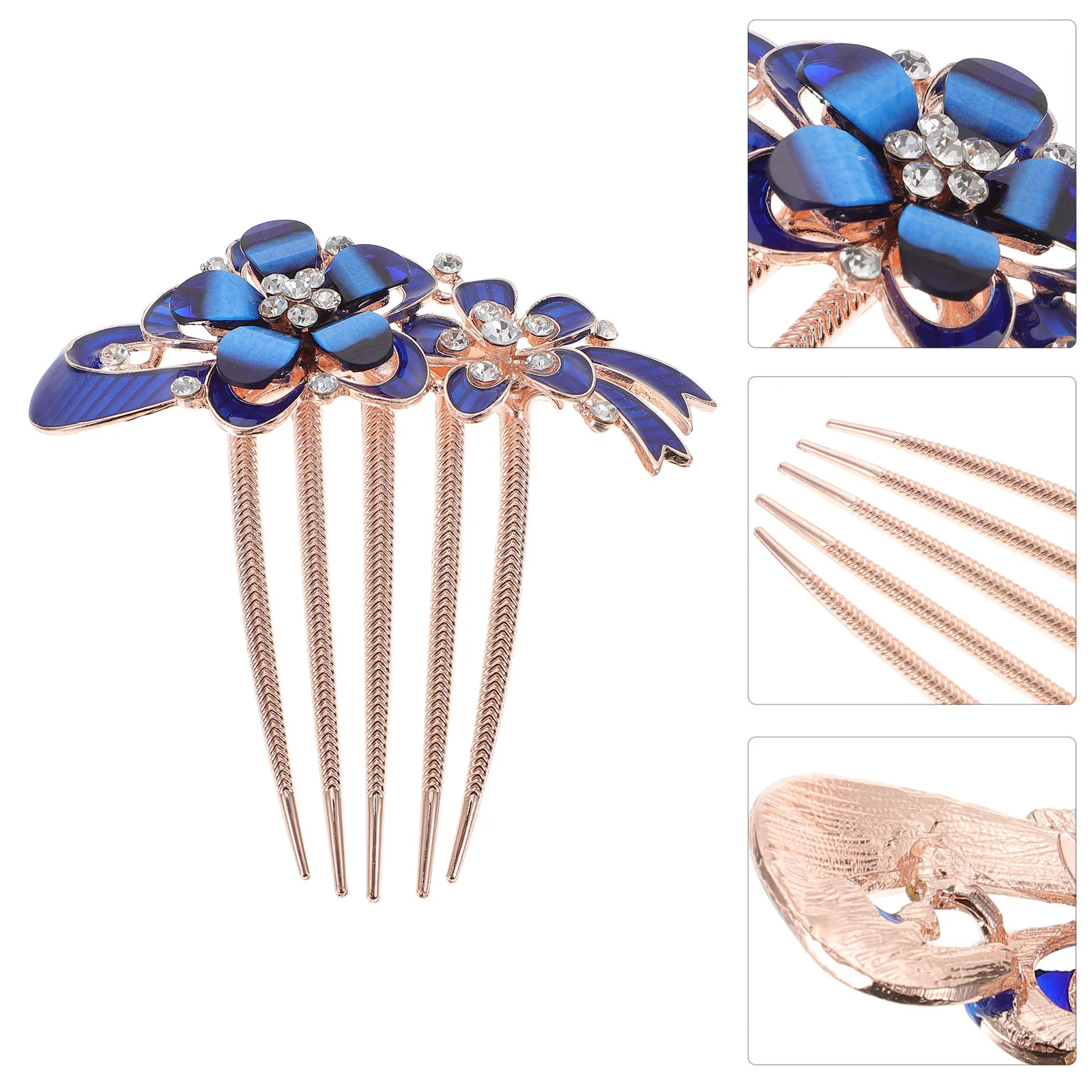 

Женский винтажный гребень для волос, свадебный аксессуар с цветочным орнаментом