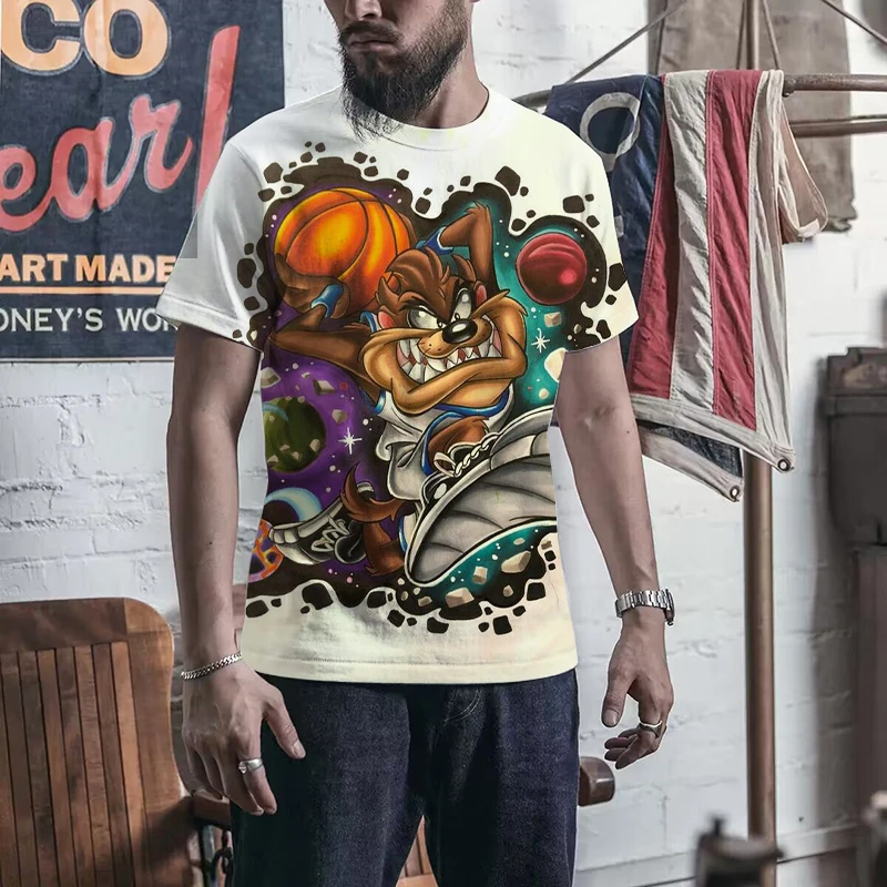 Футболка баскетбольная мужская с круглым вырезом и коротким рукавом