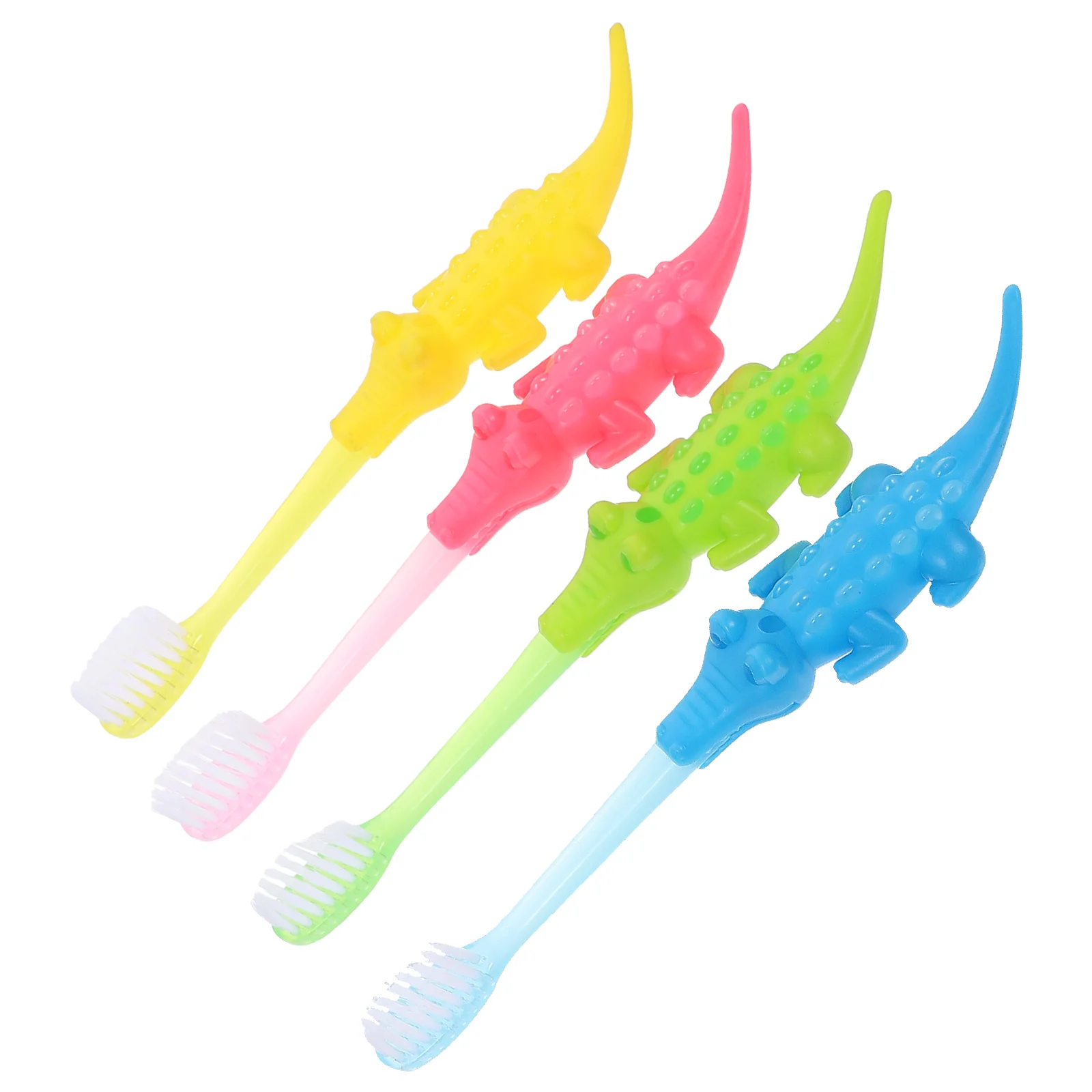 

8pcs Kids Oral Care Toothbrushes Cartoon Supple Toothbrushes (Assorted Color)