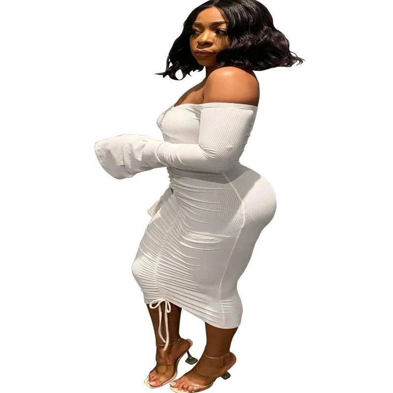 Новинка 2021 года пикантное женское платье в европейском и американском стиле с