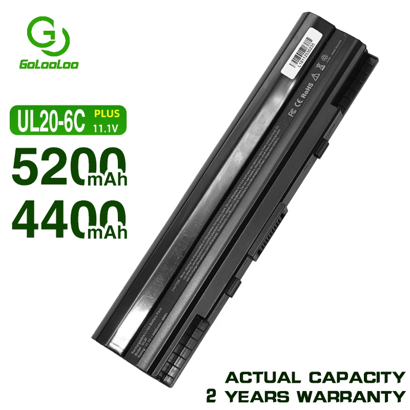 

Golooloo A31-UL20 A32-UL20 Lapotp Battery for ASUS Eee PC 1201 1201HA 1201N 1021NL 1201PN 1021T UL20 Series