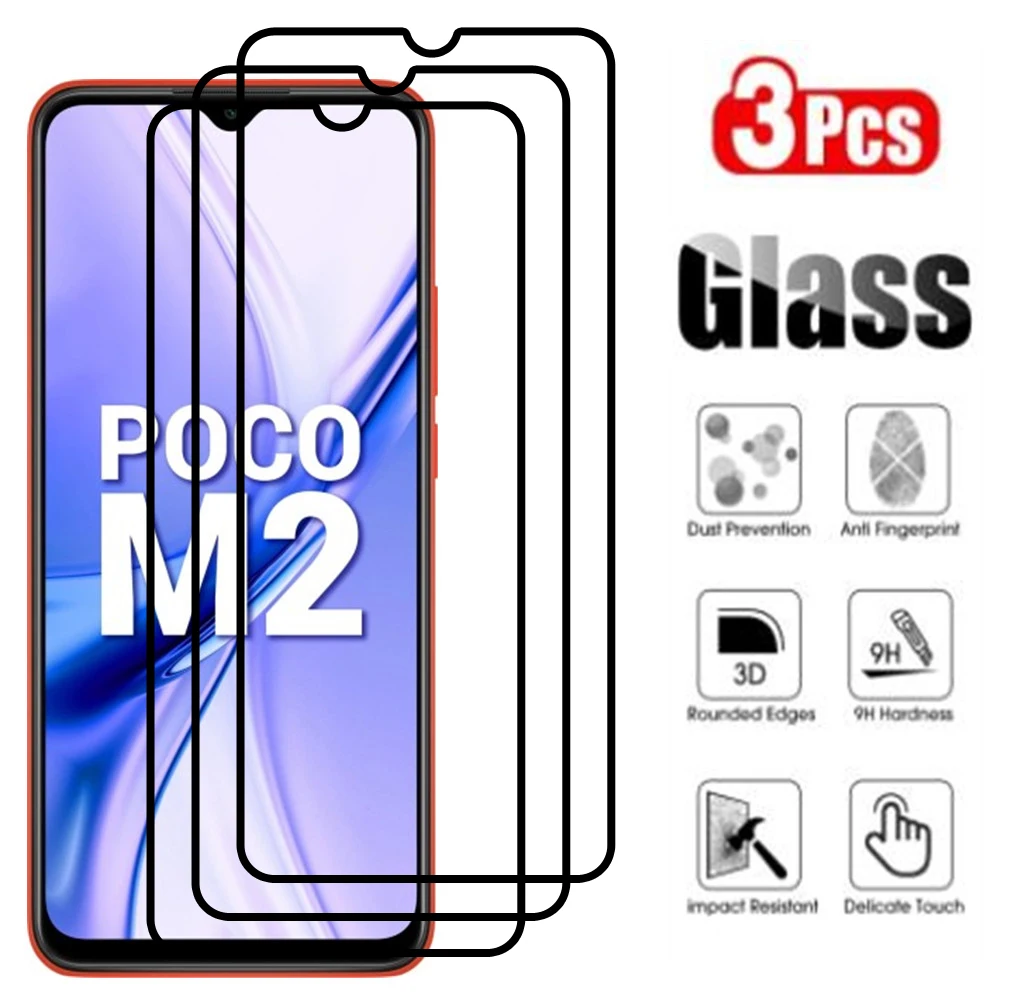 

Закаленное стекло 9D для Xiaomi Poco F3 X2 X3 M2 M3 Pro NFC, пленка с полным покрытием для защиты экрана Poco x3 m3 f3 Pro, стекло, 3 шт.